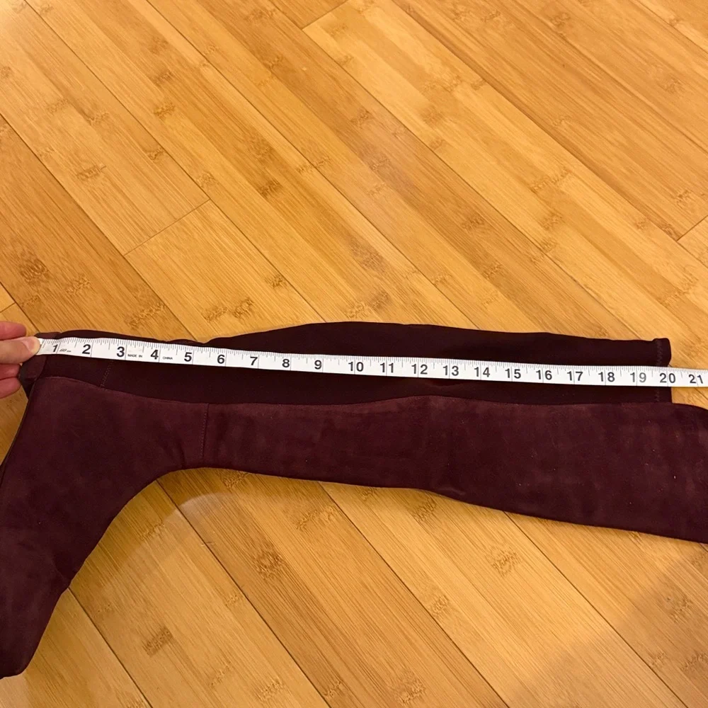 Stuart Weitzman Gams Suede Over the Knee Boots